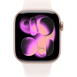 Смарт-часы Apple Watch Series 11 46mm Rose Gold Aluminium Case with Light Blush Sport Band M/L