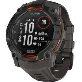 Смарт-часы Garmin Instinct 3 50mm Solar Black with Charcoal Band (010-02935-00)