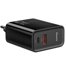 Сетевое зарядное устройство Baseus 20W USB-A/USB-C CCFS-C01 Black