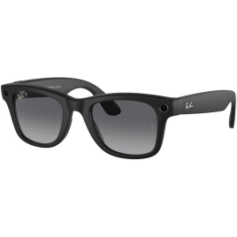 Умные очки Ray-Ban Wayfarer Matte Black/Polar (RW4006) M Gradient Graphite