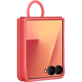Чехол Samsung Silicone Ring Case для Galaxy Z Flip7 Red