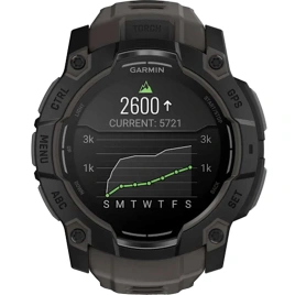 Смарт-часы Garmin Instinct 3 50mm Amoled Black with Charcoal Band (010-03020-00)