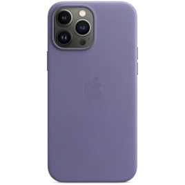 Кожаный чехол Apple MagSafe для iPhone 13 Pro Max Сиреневая глициния
