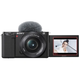 Фотоаппарат со сменной оптикой Sony Alpha ZV-E10 Kit 16-50mm Black