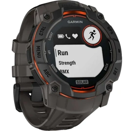 Смарт-часы Garmin Instinct 3 50mm Solar Black with Charcoal Band (010-02935-00)