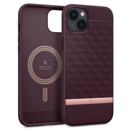 Чехол Spigen Caseology Parallax Mag для iPhone 14 (ACS05076) Burgundy