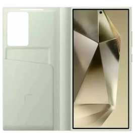 Чехол-книжка Samsung Smart View Wallet Case для S24 Ultra Light Green