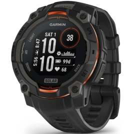 Смарт-часы Garmin Instinct 3 45mm Solar Black with Black Band (010-02934-00)