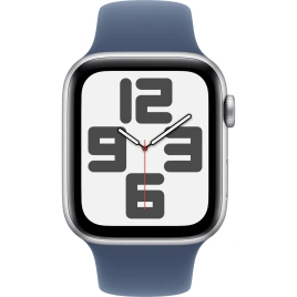 Смарт-часы Apple Watch SE (2024) 40mm Silver Aluminium Case with Denim Sport Band S/M (MXEC3)