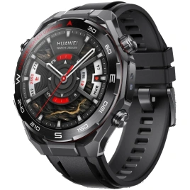 Смарт-часы Huawei Watch Ultimate 2 48mm Black/Black Elast (55020GBK)