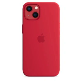 Силиконовый чехол Apple MagSafe для iPhone 13 Red