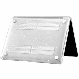 Чехол-накладка Gurdini Transparent для Macbook Neo 13 Сlear with Glitter
