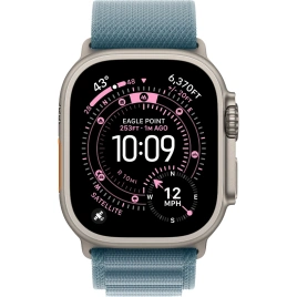 Смарт-часы Apple Watch Ultra 3 (2025) 49mm Natural Titanium Case with Light Blue Alpine Loop L