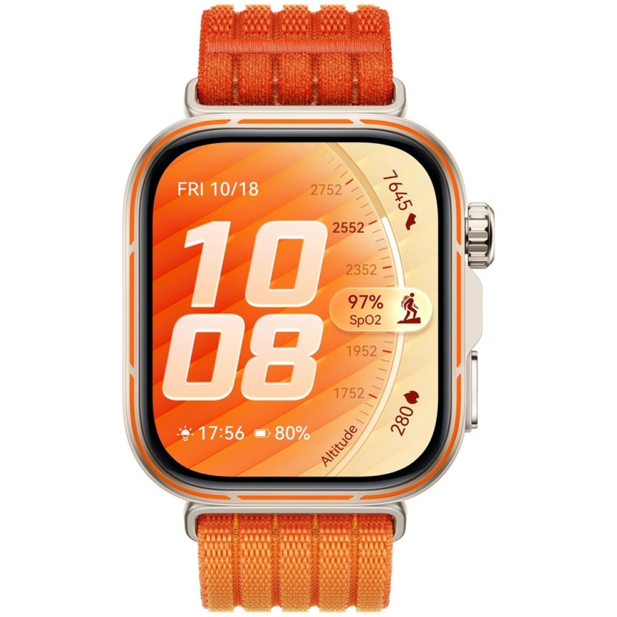 Смарт-часы Huawei Watch Fit 5 Pro Gradient Orange Nylon Strap/Orange (55020HTX) фото 3