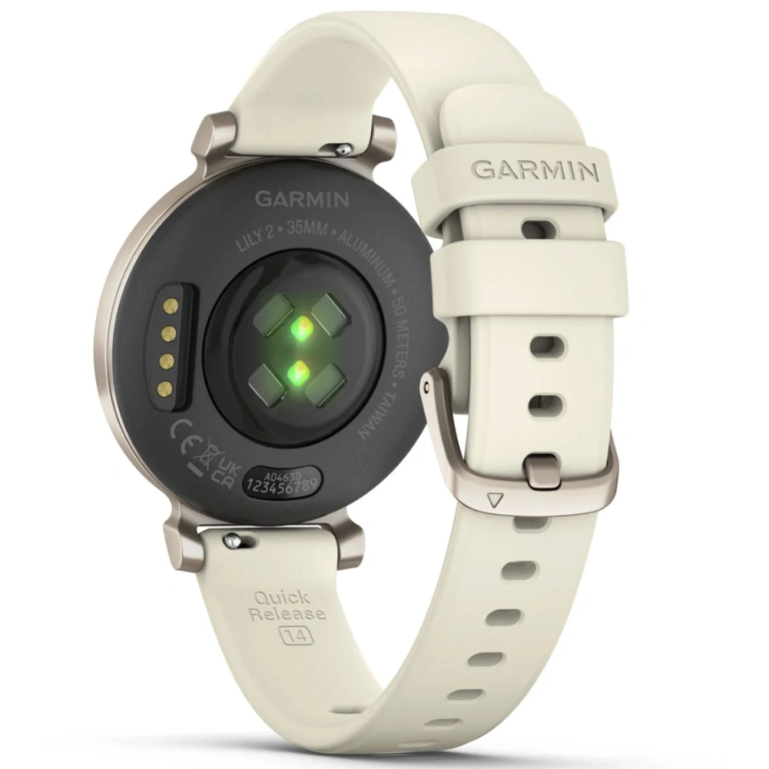 Смарт-часы Garmin Lily 2 (010-02839-00) Cream Gold/Coconut Silicone Band фото 2