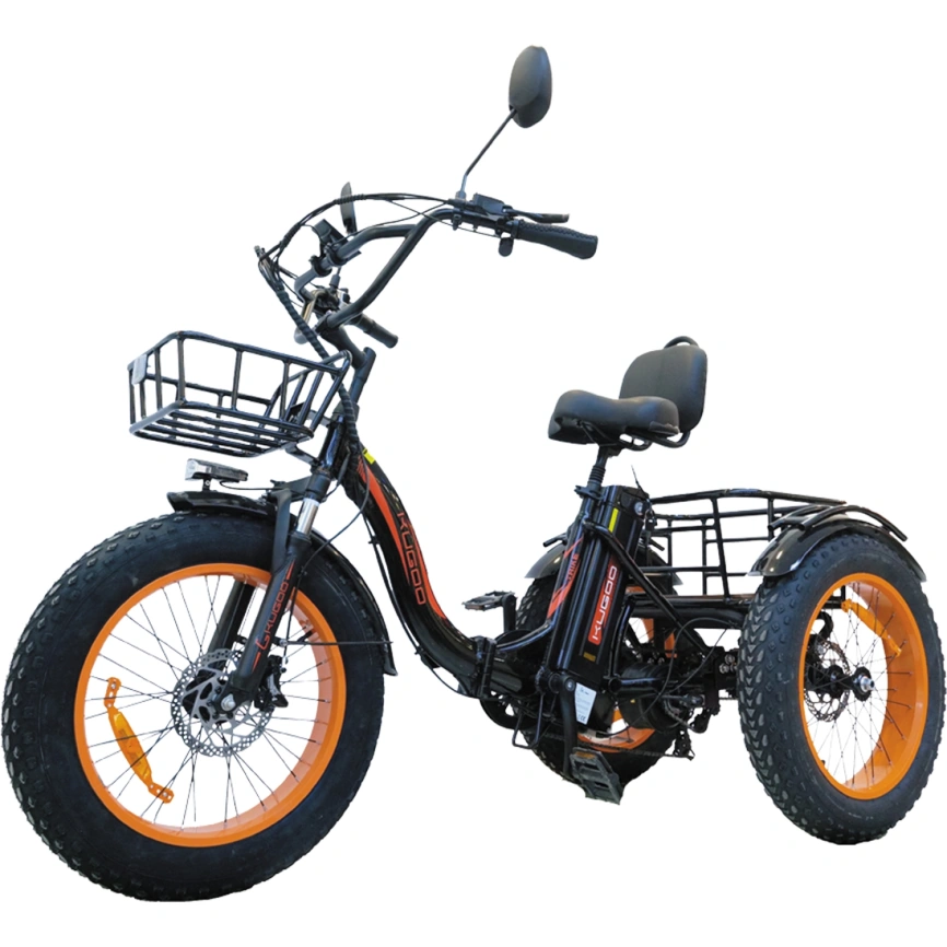 Электровелосипед Kugoo Kirin Trike Black фото 4
