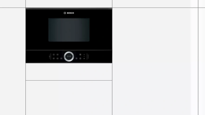Микроволновая печь Bosch Serie 8 BFL634GB1 Black фото 3