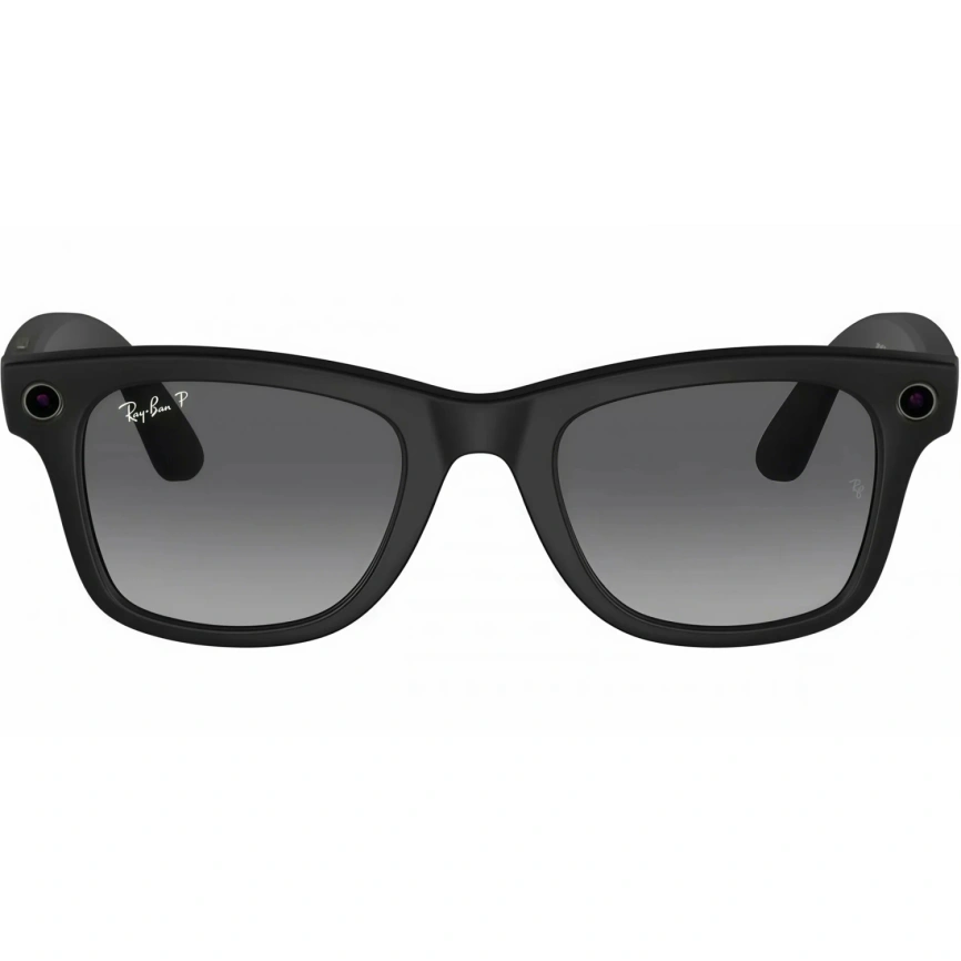 Умные очки Ray-Ban Wayfarer Matte Black/Polar (RW4006) M Gradient Graphite фото 3