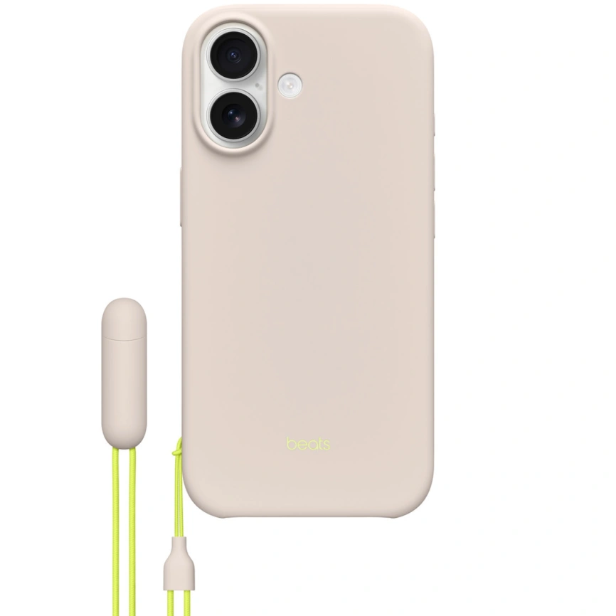 Чехол Beats Kickstand Case with MagSafe and Camera Control для iPhone 17 Lime Stone фото 2