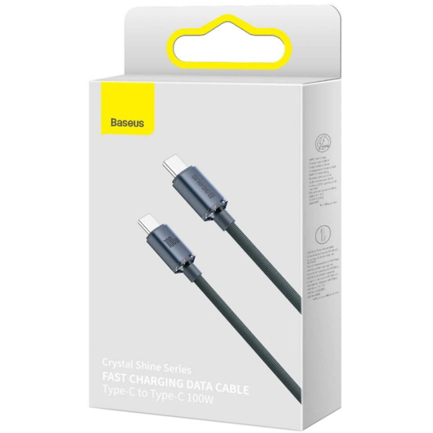 Кабель Baseus USB-C/USB-C 100W 2m CAJY000701 Blue фото 3