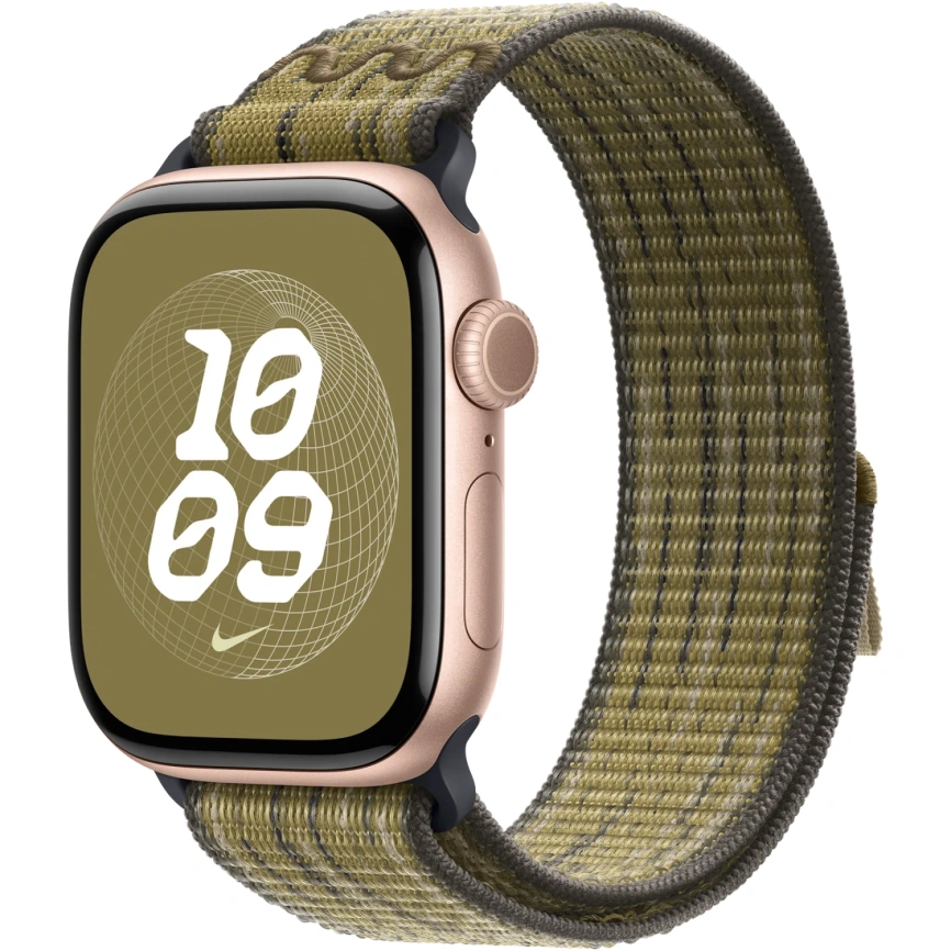 Ремешок Apple Watch 40mm Green/Grey Nike Sport Loop (MC1H4) фото 3