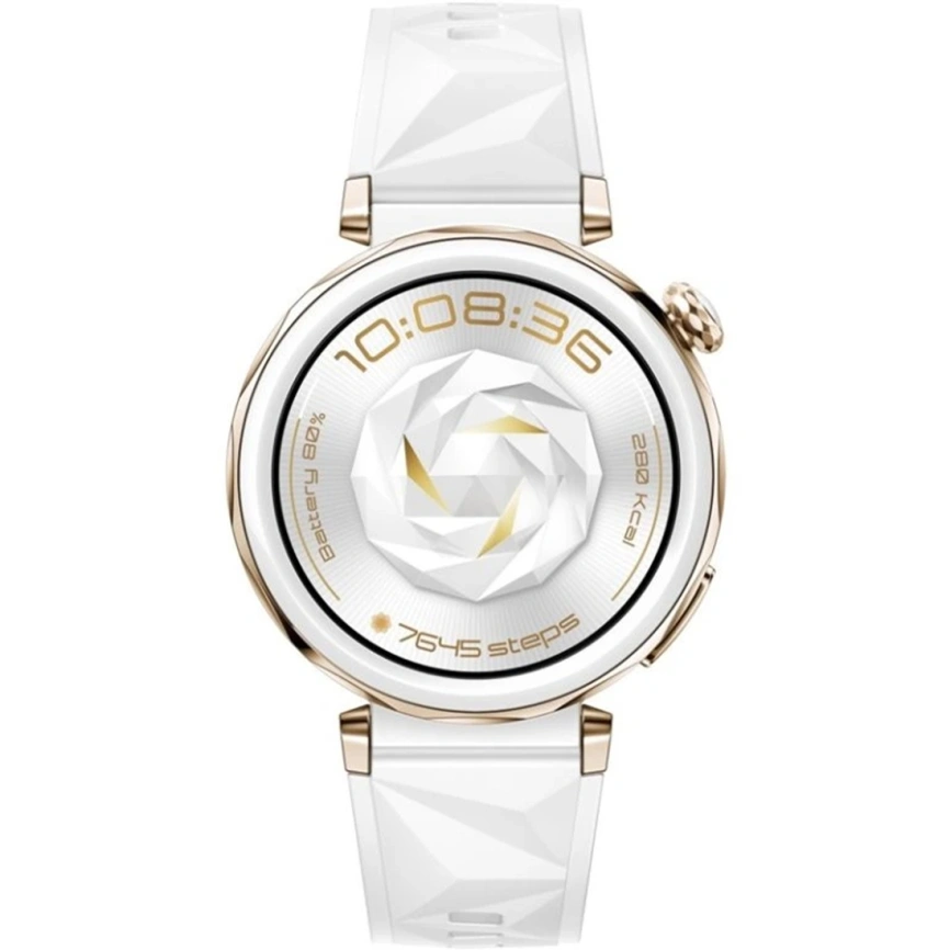 Смарт-часы Huawei Watch GT 5 Pro 42mm White Fluoroelastomer (55020DGW) фото 5