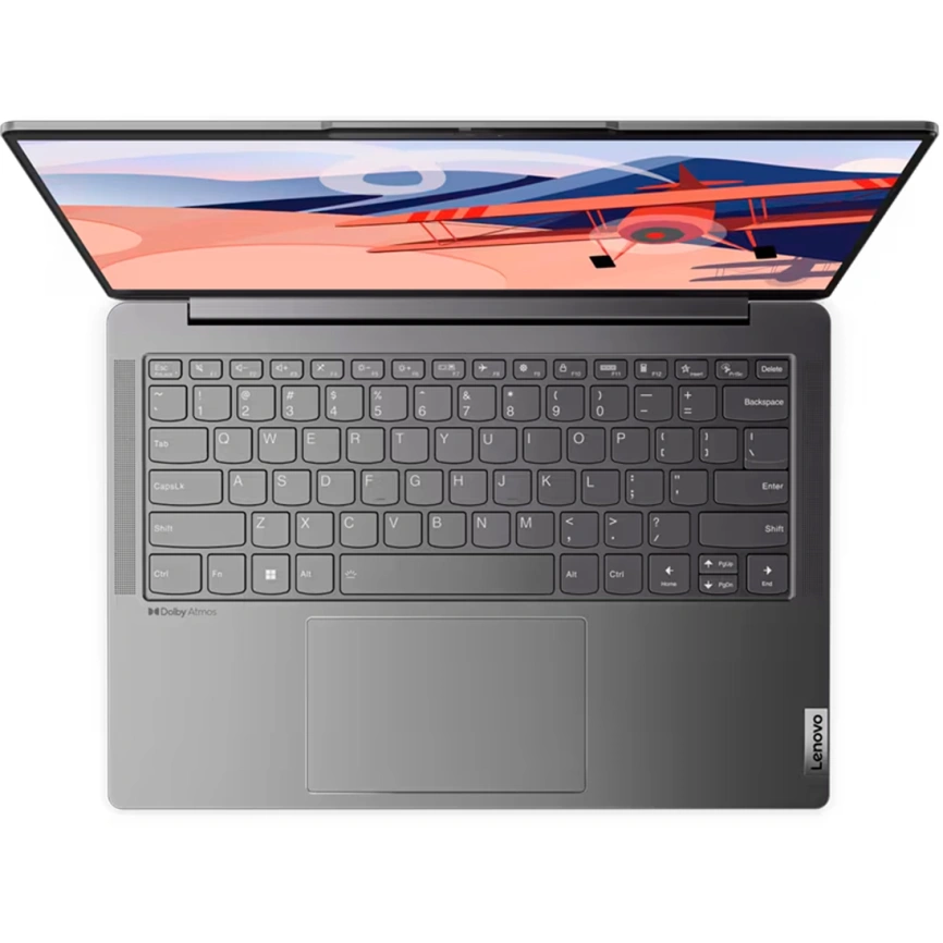 Ноутбук Lenovo Yoga Slim 6 14APU8 14 2.2K IPS/ R5-7540U/16Gb/512Gb SSD (82X30005RK) Storm Grey фото 5