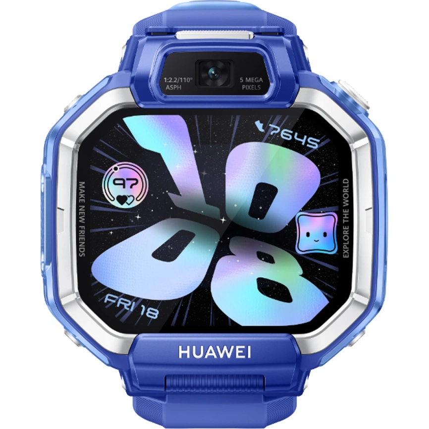 Смарт-часы Huawei Watch Kids X1 Blue Silicone Rubber Strap/Blue (55020JAN) фото 2