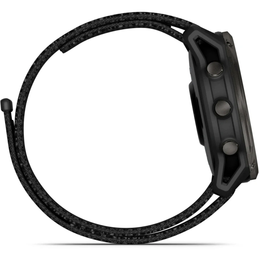 Смарт-часы Garmin Enduro 3 51mm (010-02751-01) Solar Sapphire Carbon Gray DLC Titanium/Black UltraFit Nylon Strap фото 4