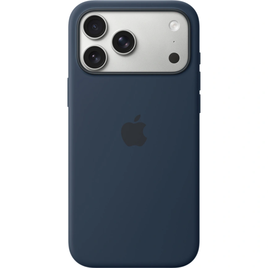 Чехол Apple Silicone Case with MagSafe для iPhone 17 Pro Max Midnight фото 2