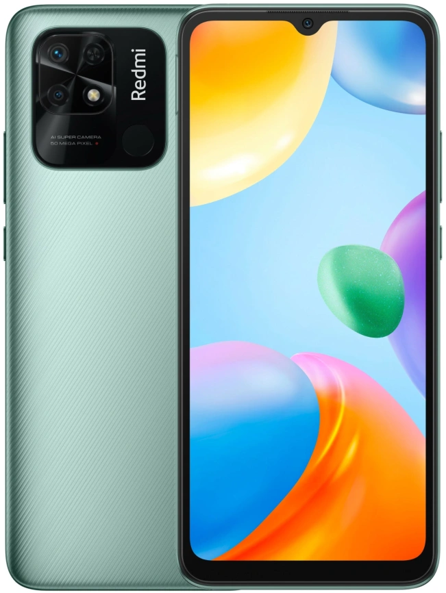 Смартфон XiaoMi Redmi 10C 4/64Gb (NFC) Green EAC фото 1
