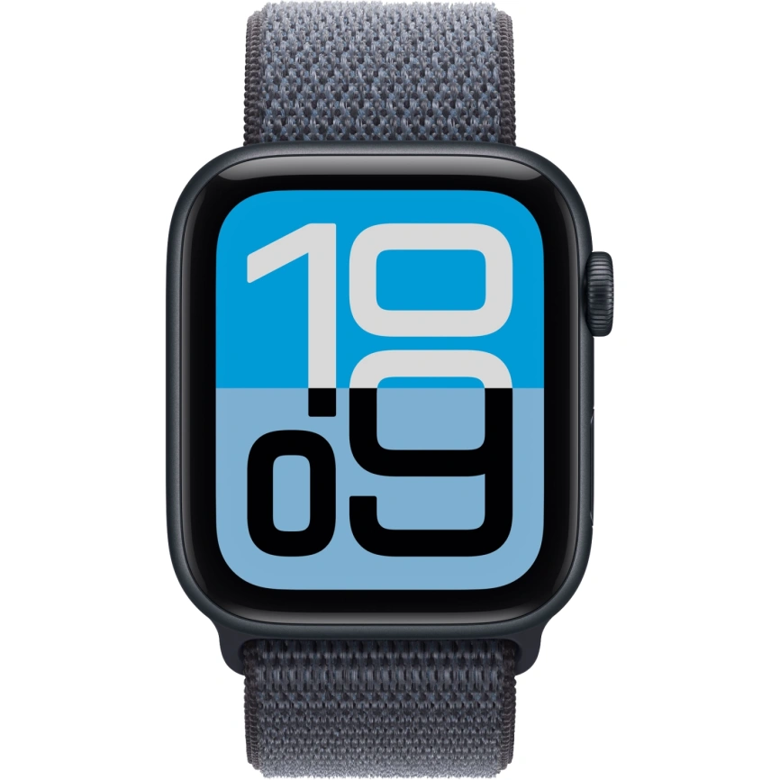 Смарт-часы Apple Watch SE (2025) 40mm Midnight Aluminum Case with Anchor Blue Sport Loop фото 3
