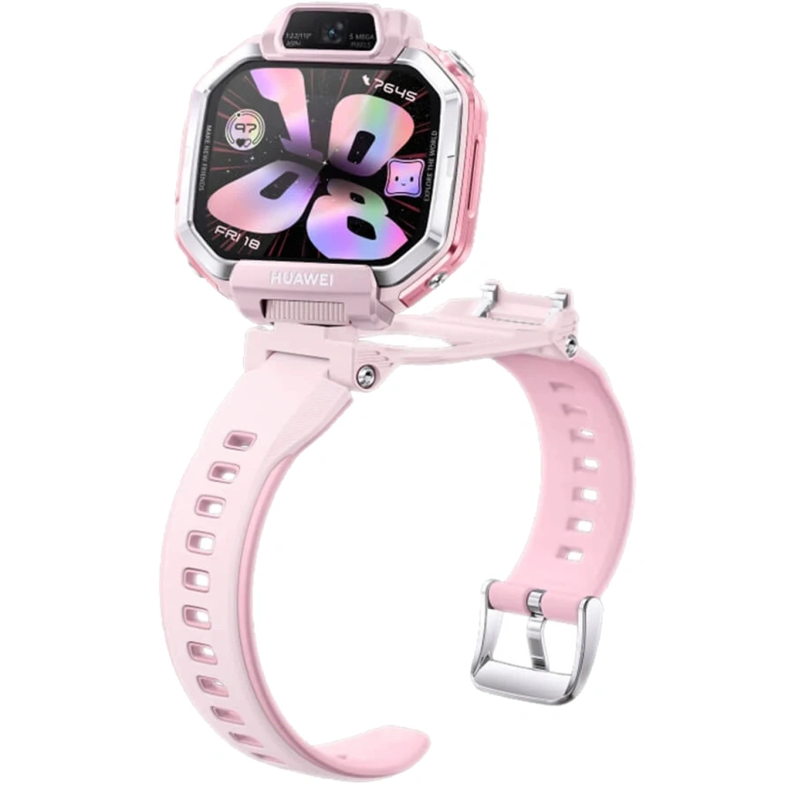 Смарт-часы Huawei Watch Kids X1 Pink Silicone Rubber Strap/Pink (55020JAM) фото 1