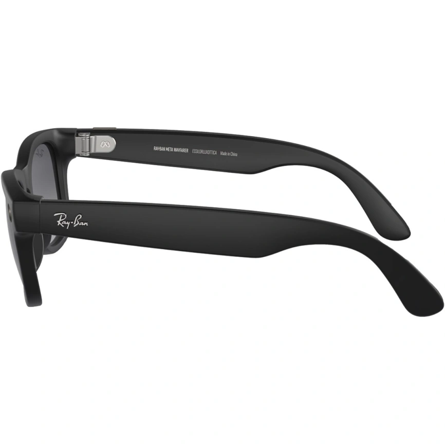 Умные очки Ray-Ban Wayfarer Matte Black/Polar (RW4006) M Gradient Graphite фото 5