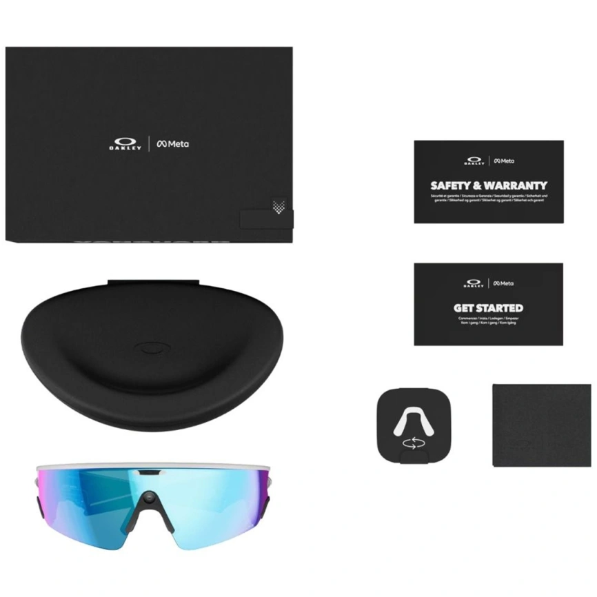 Умные очки Oakley Meta Vanguard White Prizm Sapphire фото 5