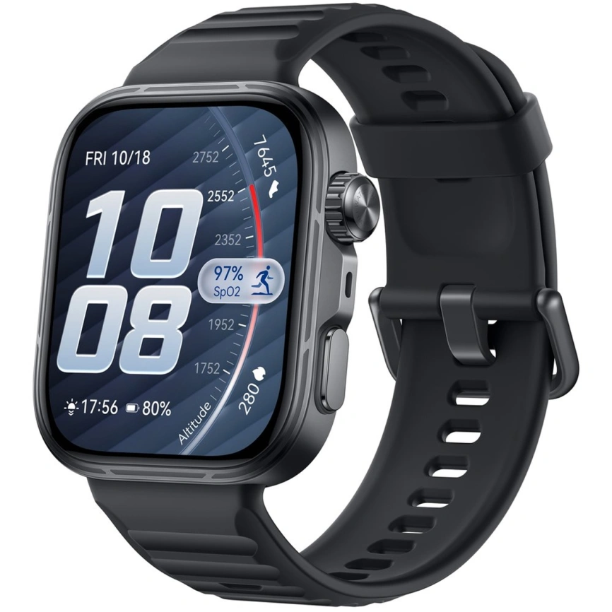 Смарт-часы Huawei Watch Fit 5 Pro Black Fluoroelastomer Strap/Black (55020HUA) фото 1