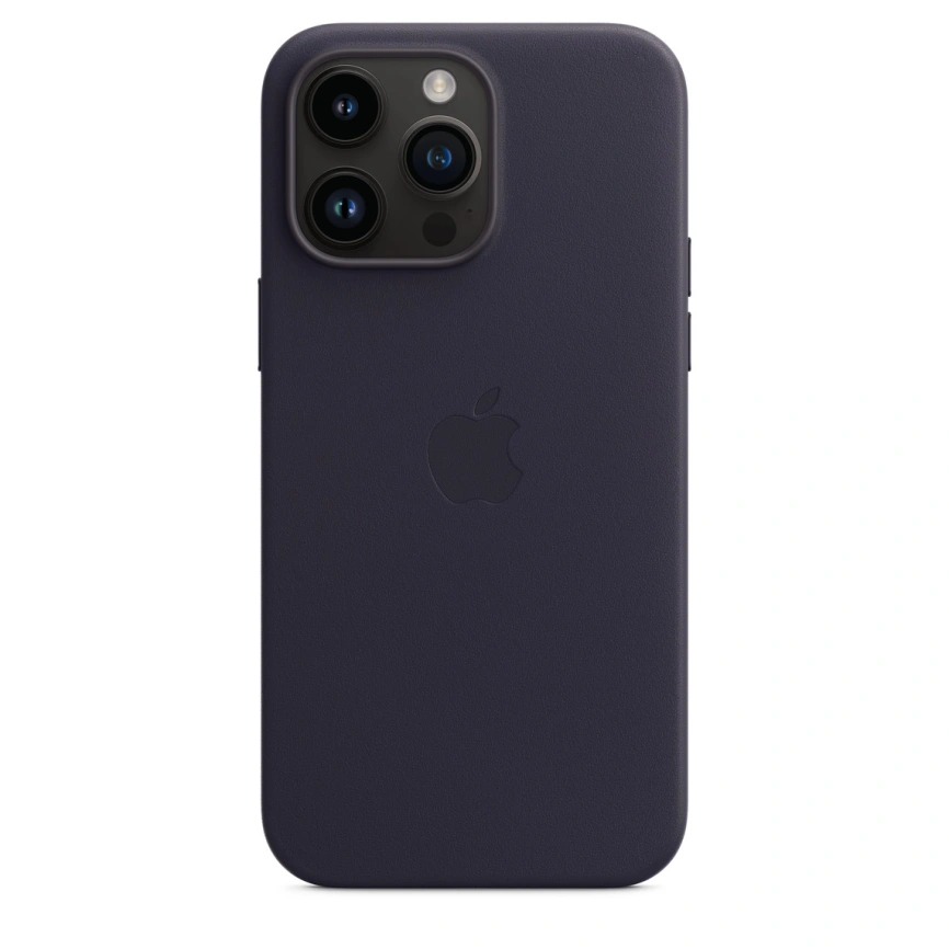 Кожаный чехол Apple MagSafe для iPhone 14 Pro Ink фото 3