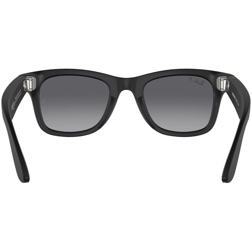 Умные очки Ray-Ban Wayfarer Matte Black/Polar (RW4006) M Gradient Graphite фото 4