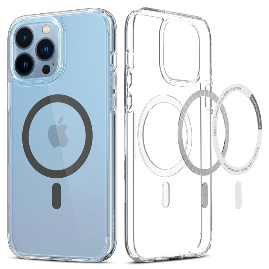 Чехол Spigen Ultra Hybrid Mag Magsafe для iPhone 13 Pro Max (ACS03211) Graphite фото 4