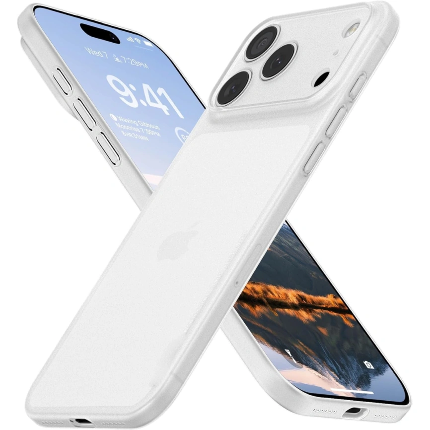 Чехол Gurdini Super Slim 0.3 mm для iPhone 17 Pro Max White фото 1