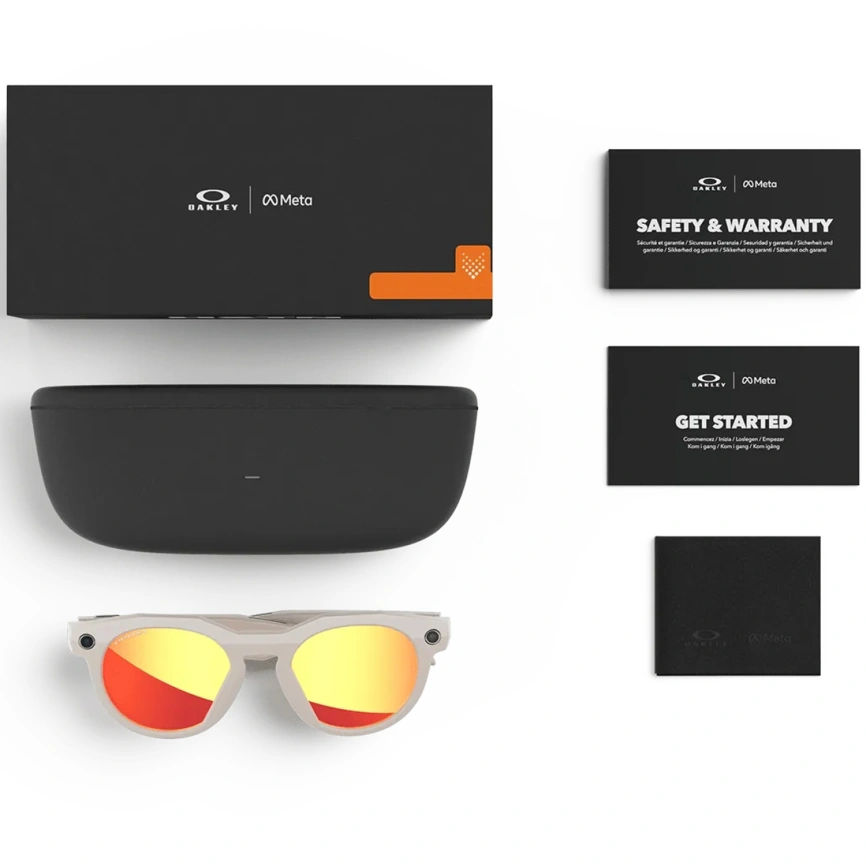 Умные очки Oakley HSTN Prizm Ruby Polarized lenses Warm Grey фото 4