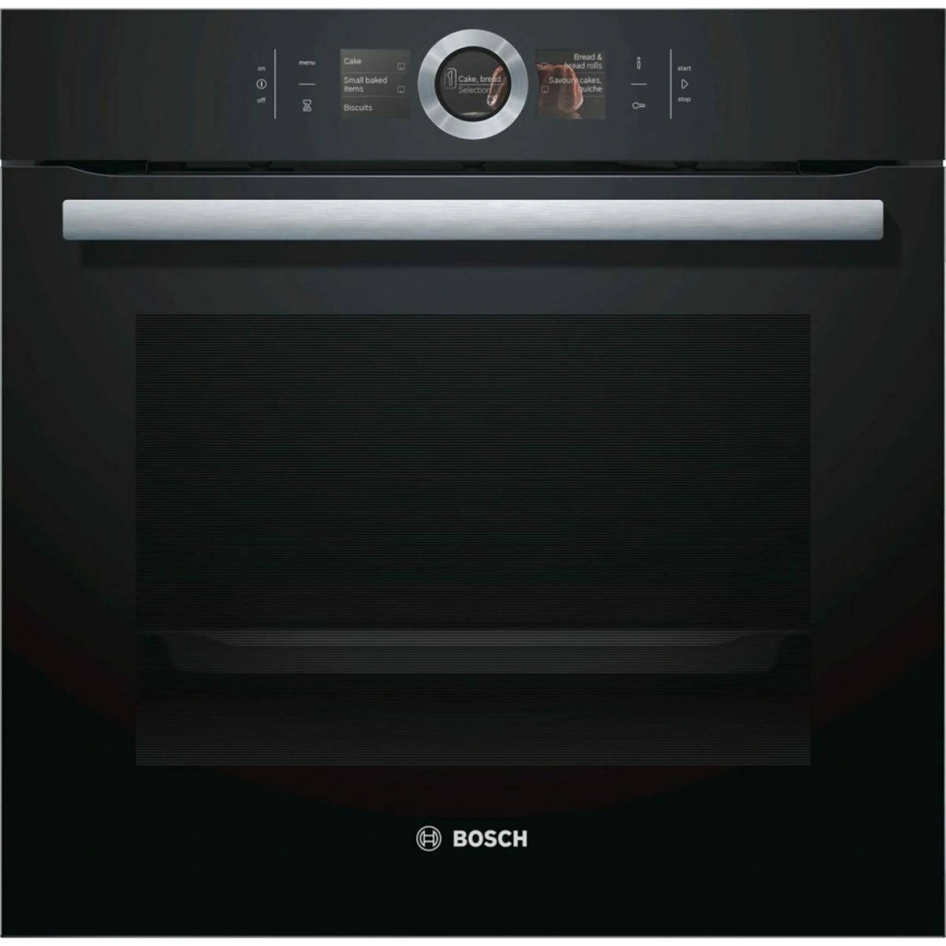 Электрический духовой шкаф Bosch Serie 8 HBG676EB6 Black фото 1