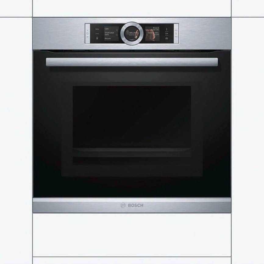 Электрический духовой шкаф Bosch Serie 8 HBG6764S1 Silver фото 3