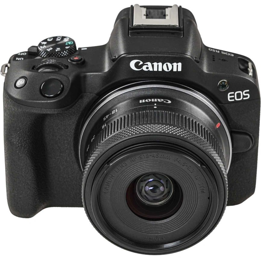 Фотоаппарат Canon EOS R50 Kit RF-S 18-45mm Black фото 1