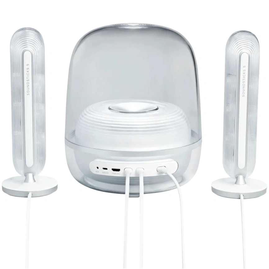 Беспроводная акустика Harman/Kardon SoundSticks 5 White фото 4