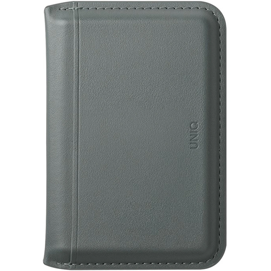 Картхолдер Uniq Lyden DS RFID-Blocking Magnetic Wallet Lichen Green/Ivory (LYDENDSMW-LGRNIVY) фото 1