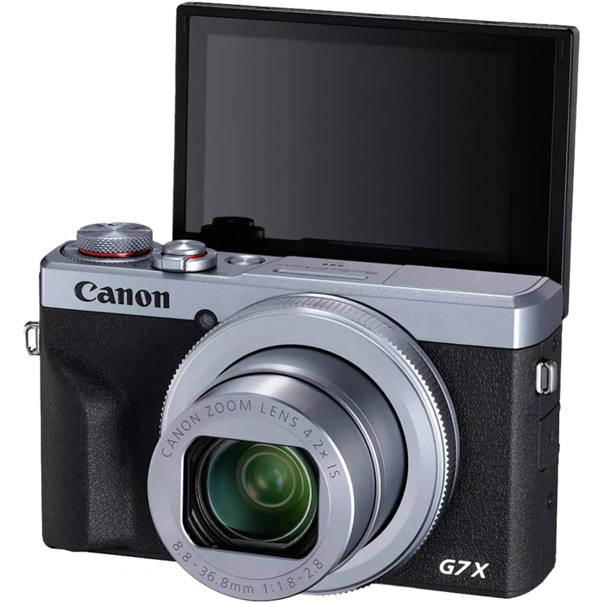 Компактный фотоаппарат Canon PowerShot G7X Mark III Silver фото 5