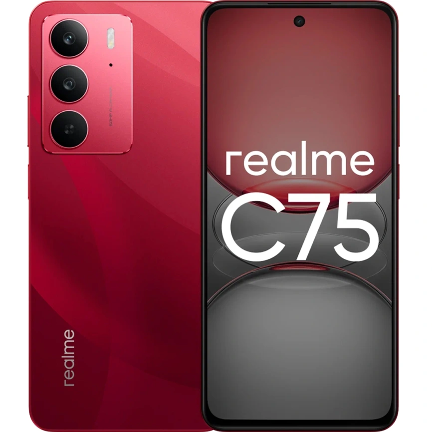 Смартфон Realme C75 8/256Gb Ruby Red фото 7