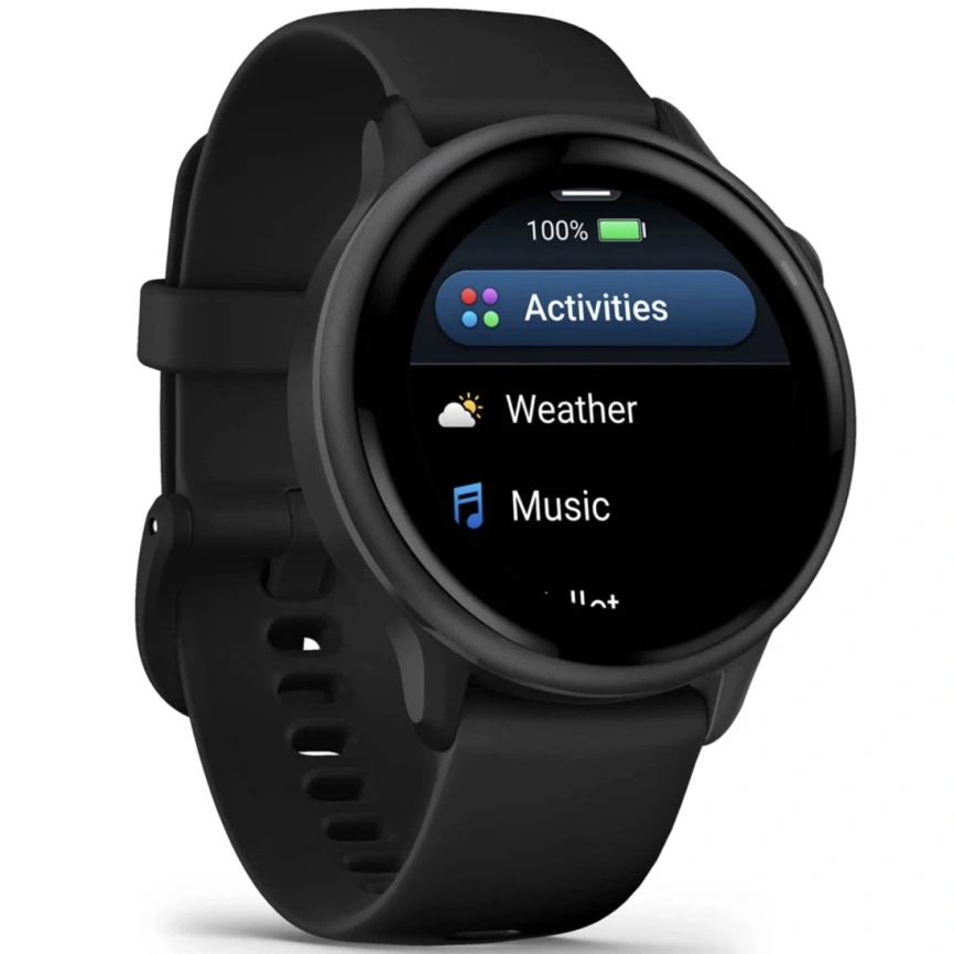 Смарт-часы Garmin Vivoactive 6 42mm (010-02985-00) Black фото 3