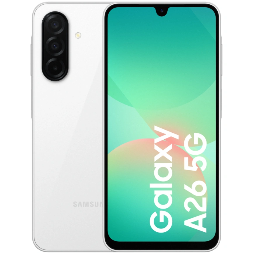 Смартфон Samsung Galaxy A26 5G 6/128Gb White фото 1